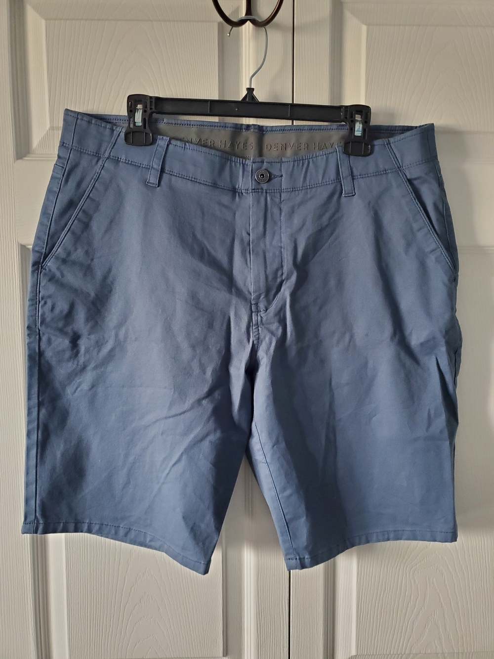 Men's Blue Casual Chino Shorts